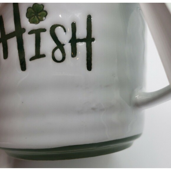 Kiss Me I'm Irishish Large Ceramic Coffee Mug With 2 Lapel Pins Prima Design - Picture 14 of 15